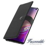 Capa Faconnable para Samsung Galaxy S10 Preto