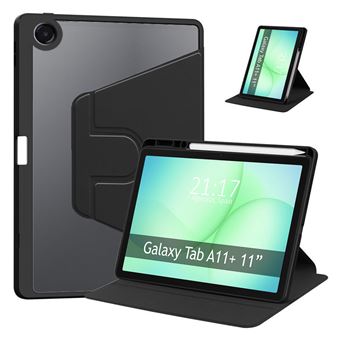 Capa TUMUNDOSMARTPHONE | giratória | Smart Cover | para Samsung Galaxy Tab A11+ Plus | Preto - 1