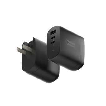 Carregador de Dispositivos Móveis Native Union Fast Gan Charger Pd 67W | Preto - 1