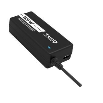 adaptador e transformador TooQ TQLC-65BS02AT interior 65W Preto - 1
