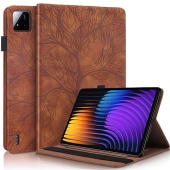 Capa GANGXUN para Xiaomi Pad 7 | Suporte para Caneta Stylus | Proteção em TPU | Castanho - 1