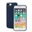 Capa Magunivers silicone borda enrolada suave azul escuro para Apple iPhone 8 Plus/7 Plus_0