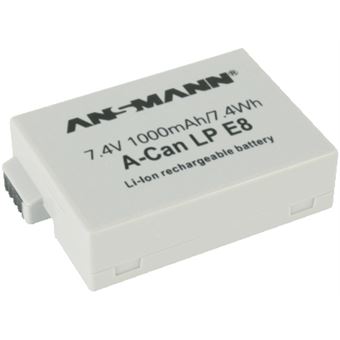 Bateria para Câmara Ansmann A-Can LP-E8 | Branco - 1