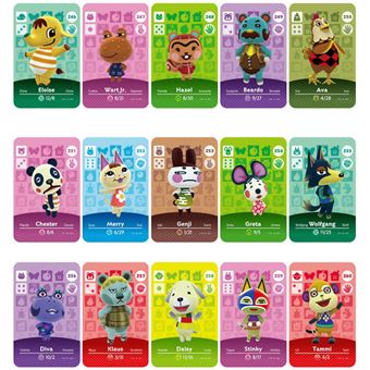 Pack 15 Cartões NFC zhishang para Animal Crossing | Compatível com Nintendo Switch Amiibo / Switch Lite / Wii U | Mkp57 - 1