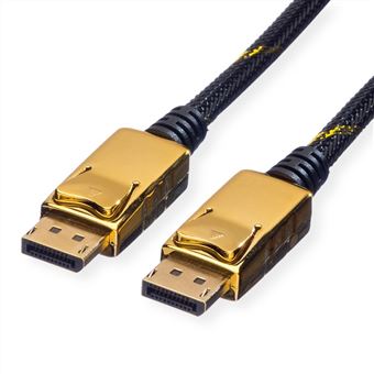 Cabo Displayport ROLINE 11.04.5645 | Dourado - 1