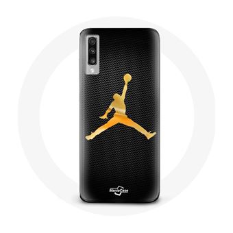Capa Maniacase para Samsung Galaxy A70 Air Michael Jordan Logotipo Amarelo - 1