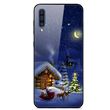 Capa Magunivers | TPU vidro rígido papai noel e casa para Samsung Galaxy A50s/A30s/A50