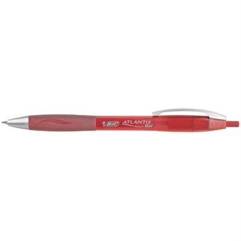 BIC Atlantis Premium Caneta de gel retrátil Vermelho 12 peça(s) - 1