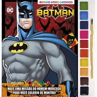 Batman Livro Para Pintar Com Aquarela - 1