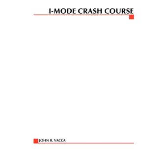 I-mode Crash Course - Paperback - 2001 - 1