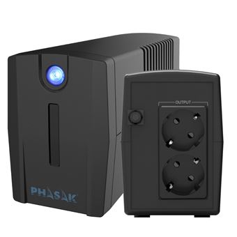Ups Phasak UPS Ottima Interativo 860 VA - PH 7288 | Preto - 1