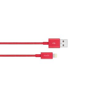 Cabo Moshi Integra Lightning-USB cable crimson red - 1