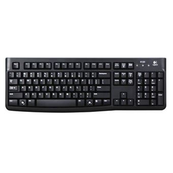 Teclado com Fios Logitech Keyboard K120 for Business | Idioma: Nórdico | Preto - 1
