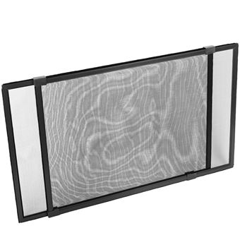 Mosquiteira Deslizante para Janela PrimeMatik | 50 cm x Max 142 cm | Alumínio - Preto - 1