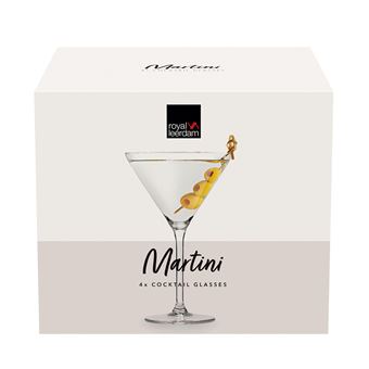 Conjunto de 4 Copos de Martini Leerdam Crisal Glass | 260ml - 1