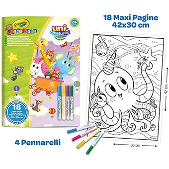 Conjunto de 4 Marcadores Crayola Mini Kids Coloring Pages - Marcadores -  Compra na