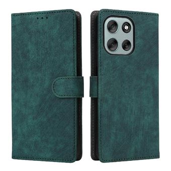 Capa ZURSANA para Motorola Moto G56 5G | Pele Sintética | Fecho Magnético | Compartimento para Cartões com Bloqueio RFID | Verde - 1