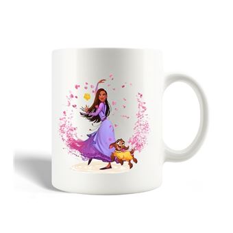 Caneca de Cerâmica Maniacase Wish Asha e a estrela da sorte - 1