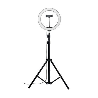 Ring Light 26cm com Tripé Extensível até 210 cm OnLike | Preto - 1
