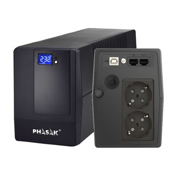 Ups Phasak UPS Esential Interative 600 VA - PH 9464 | Preto - 1