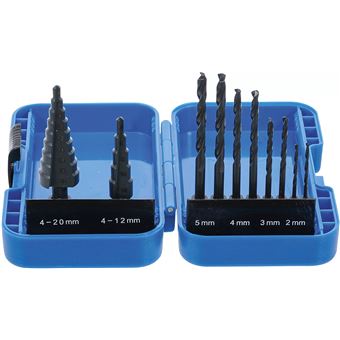 Broca BGS technic Step Drill and Twist Drill Set - 1
