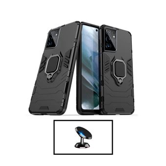 Kit G4M Suporte Magnético + Capa de Proteção Militar Magnética para Samsung Galaxy S22 Ultra 5G 5G - 1