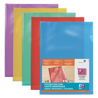 Pasta Oxford 100206719 | Azul, Verde, Vermelho, Roxo, Amarelo - 1