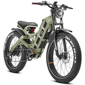 Bicicleta Elétrica eAhora Romeo PRO | 48V | 60ah | 1200W | Verde - 1