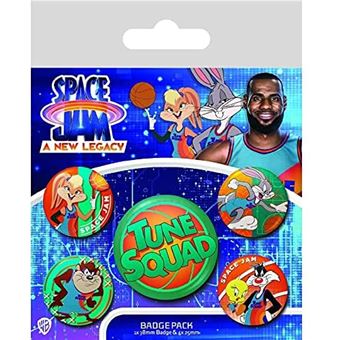 Set de Badge Pyramid International Space Jam 2 | Tune Squad | 20 x 20 x 3 cm - 1