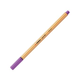 Caneta Fineliner STABILO point 88 | Laranja, Roxo - 1