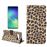 Capa Magunivers PU suporte com padrão de leopardo marrom para Samsung Galaxy S10_0