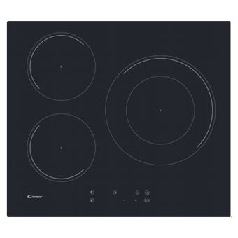 Placa de Cozinha Encastrável Candy CID633C Preto