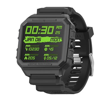 Smartwatch DAM Alpha Pro | GPS |  Monitor cardíaco Vários Modos Desportivos |  notificações de aplicativos - Preto - 1