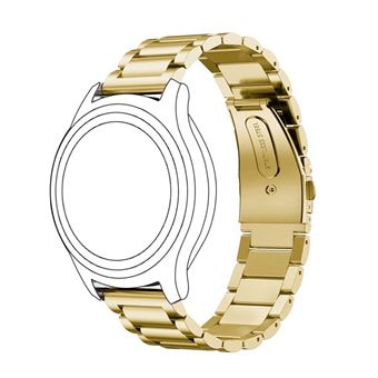 Bracelete Universal de Aço Inoxidável DAM para Relógios de 22 mm | Sistema de Liberação Rápida para Facilitar a Troca - Dourado - 1