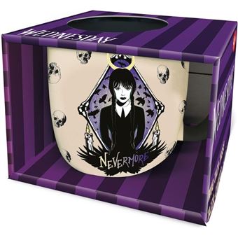 Caneca Wednesday Nevermore Addams | 380 ml - 1