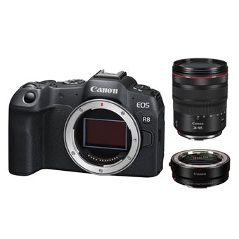 Canon EOS R8 Body+EF-EOS R Mount Adapter+Canon RF 24-105mm f4L IS USM - 1