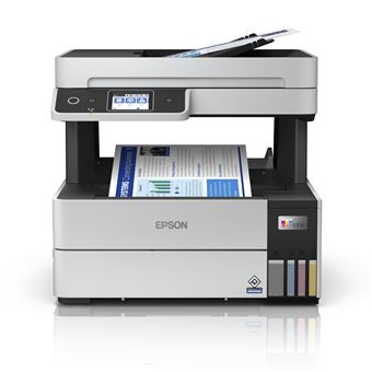 Impressora Multifunções Jato de Tinta Epson EcoTank L6490 | 37 ppm | Wi-Fi | Branco - 1