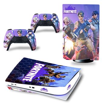 Autocolantes de Proteção HSMY para Consola Sony PS5 Edition Standard - Fortnite -TN-PS5Disk-4321 - 1