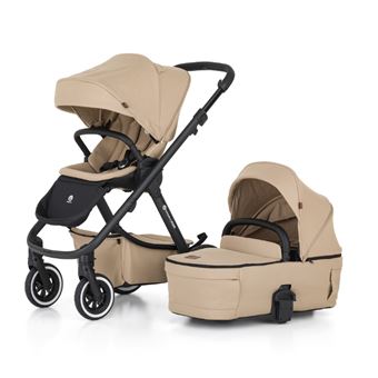 Carrinho de passeio Petite&Mars ICON 2IN1 AIR SET LITE Mocha Bege - 1