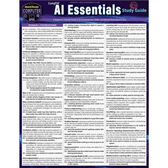 CompTIA - AI Essentials: a QuickStudy Laminated Reference Guides George ...