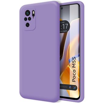 Capa Tumundosmartphone de silicone líquido ultramacio para Xiaomi POCO M5s cor roxa - 1