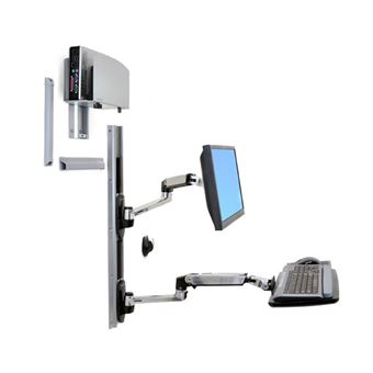 Montagem e Suporte para Monitores Ergotron LX Wall Mount System - 1