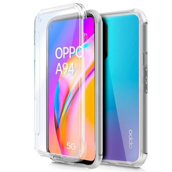 Capa COOL de Silicone 3D para Oppo A94 5G / Reno 5Z | Frente e Verso - Transparente - 1