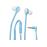 Auriculares HP H2310 Blue In-ear Headset_0