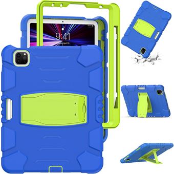Capa e TPU proteção contra quedas Azul/limão Magunivers para iPad Pro 11 inch (2021)/(2020)/(2018)/Air (2020) - 1