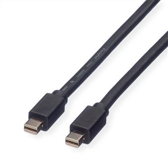Cabo Displayport ROLINE DisplayPort Cable, Mini DP - Mini DP, M/M 3 m | Preto - 1