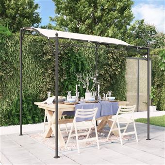 Toldo vidaXL | 2x2,3 m | 180 g/m² | Tecido e Aço | cor creme - 1