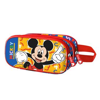 Estojo Escolar Disney 05660 | Mickey Mouse Oh Boy 3D 2024 | Duplo - 1