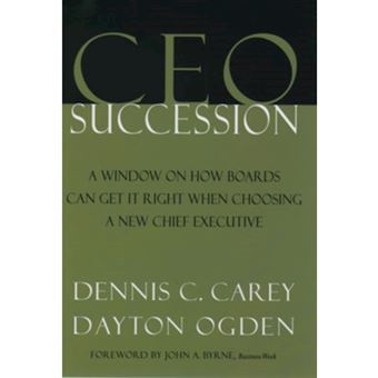CEO Succession - Lessons from the Trenches - Hardback - 2000 - 1