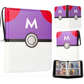 Álbum Pokémon TCG V-REEL | Couro PU com Zíper | 400 Cartas | HLX-08 - 1